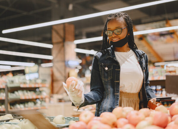 black-girl-mask-buy-food